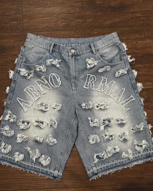 ABNORMAL Denim Shorts